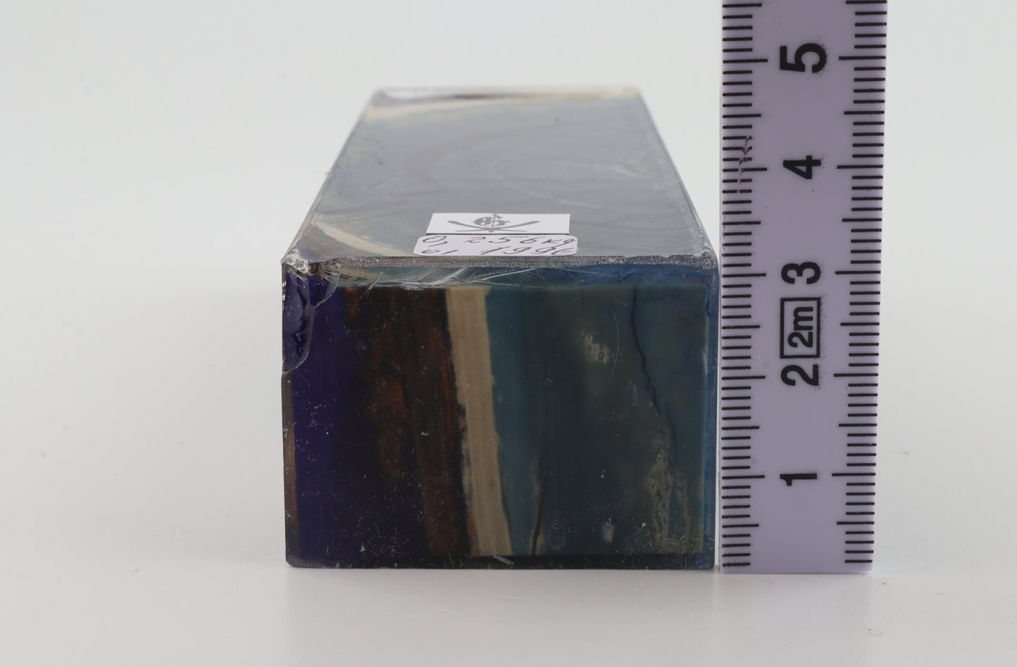 Stabilised mammoth ivory block