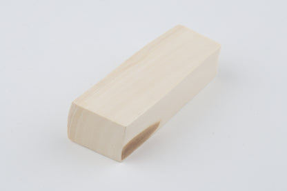 White mammoth ivory segment