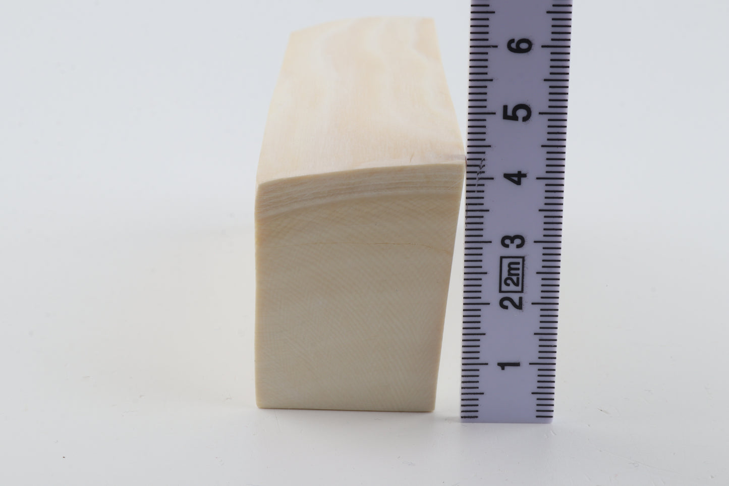 White mammoth ivory segment