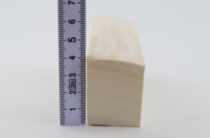 White mammoth ivory segment