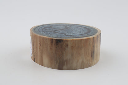 Stabilised mammoth ivory piece