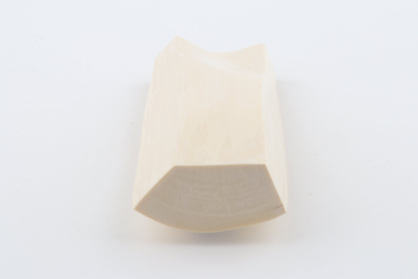 White mammoth ivory segment