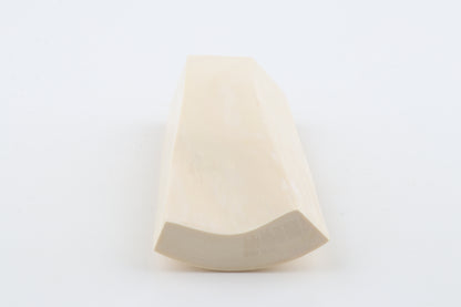White mammoth ivory segment