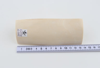 White mammoth ivory segment