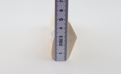 White mammoth ivory segment