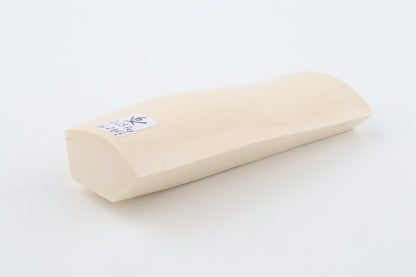 White mammoth ivory segment