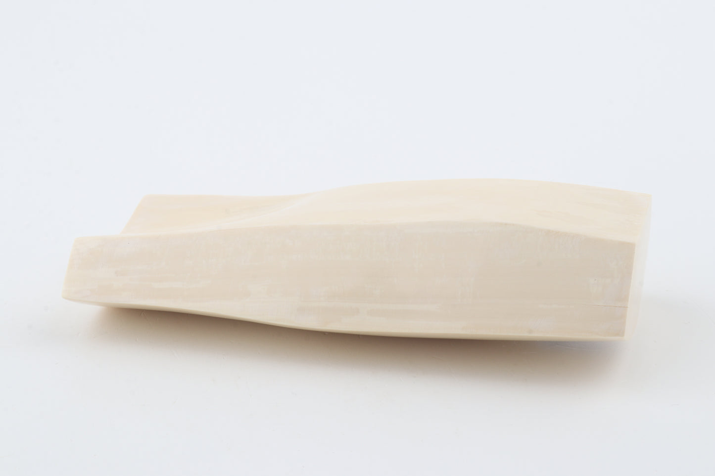 White mammoth ivory segment