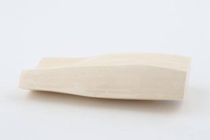 White mammoth ivory segment