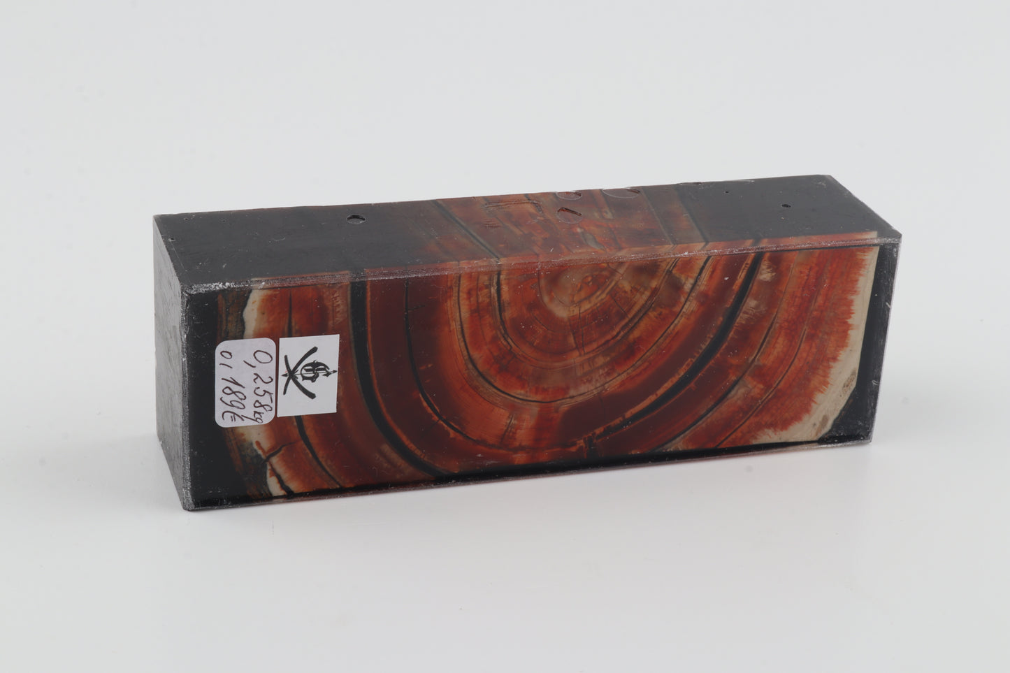 Stabilized mammoth ivory block