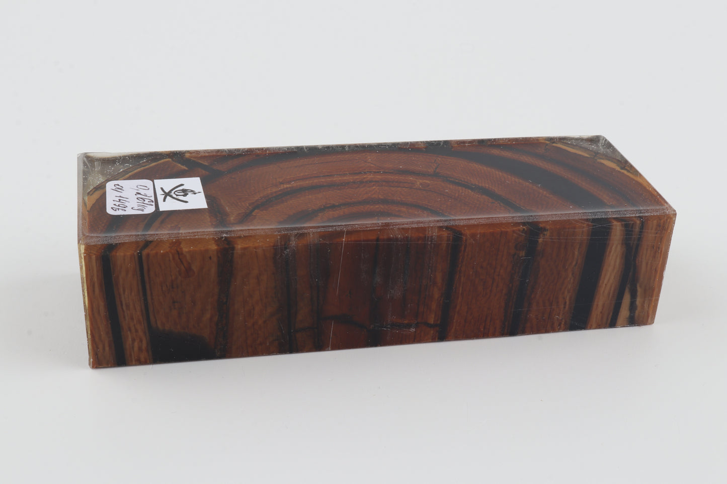 Stabilised mammoth ivory block