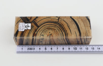 Stabilised mammoth ivory block