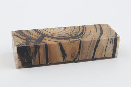 Stabilised mammoth ivory block