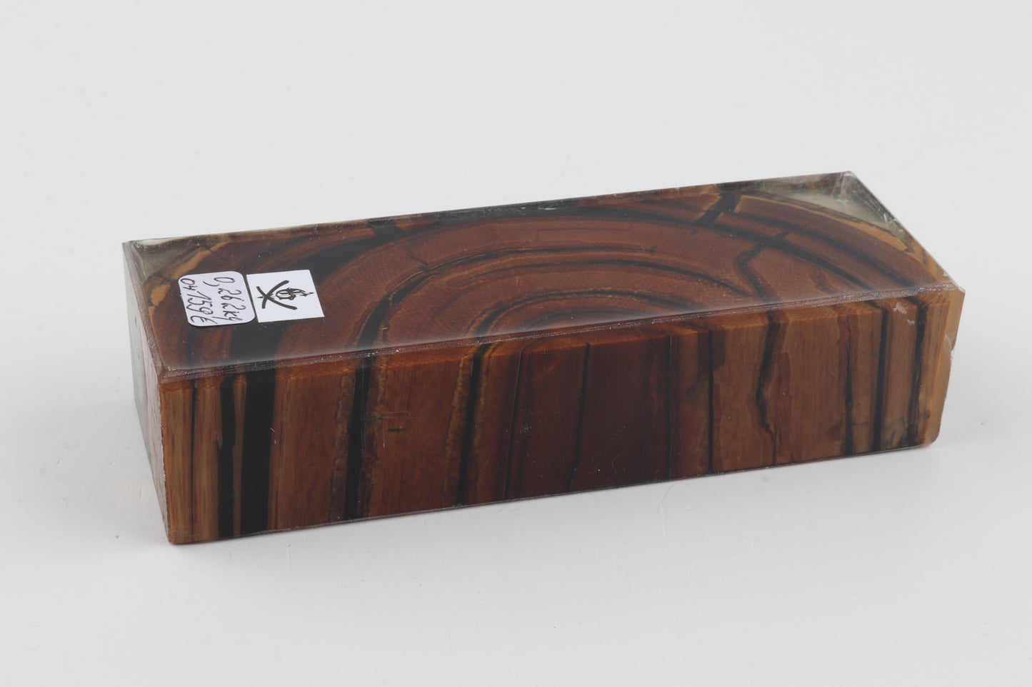 Stabilized mammoth ivory block