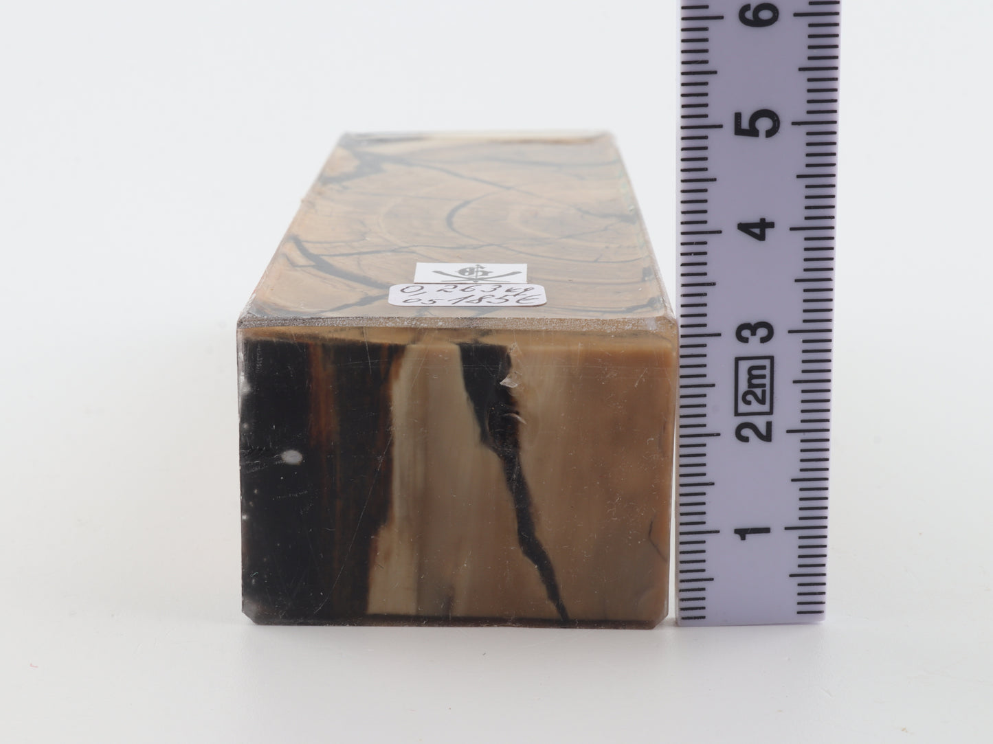 Stabilized mammoth ivory block