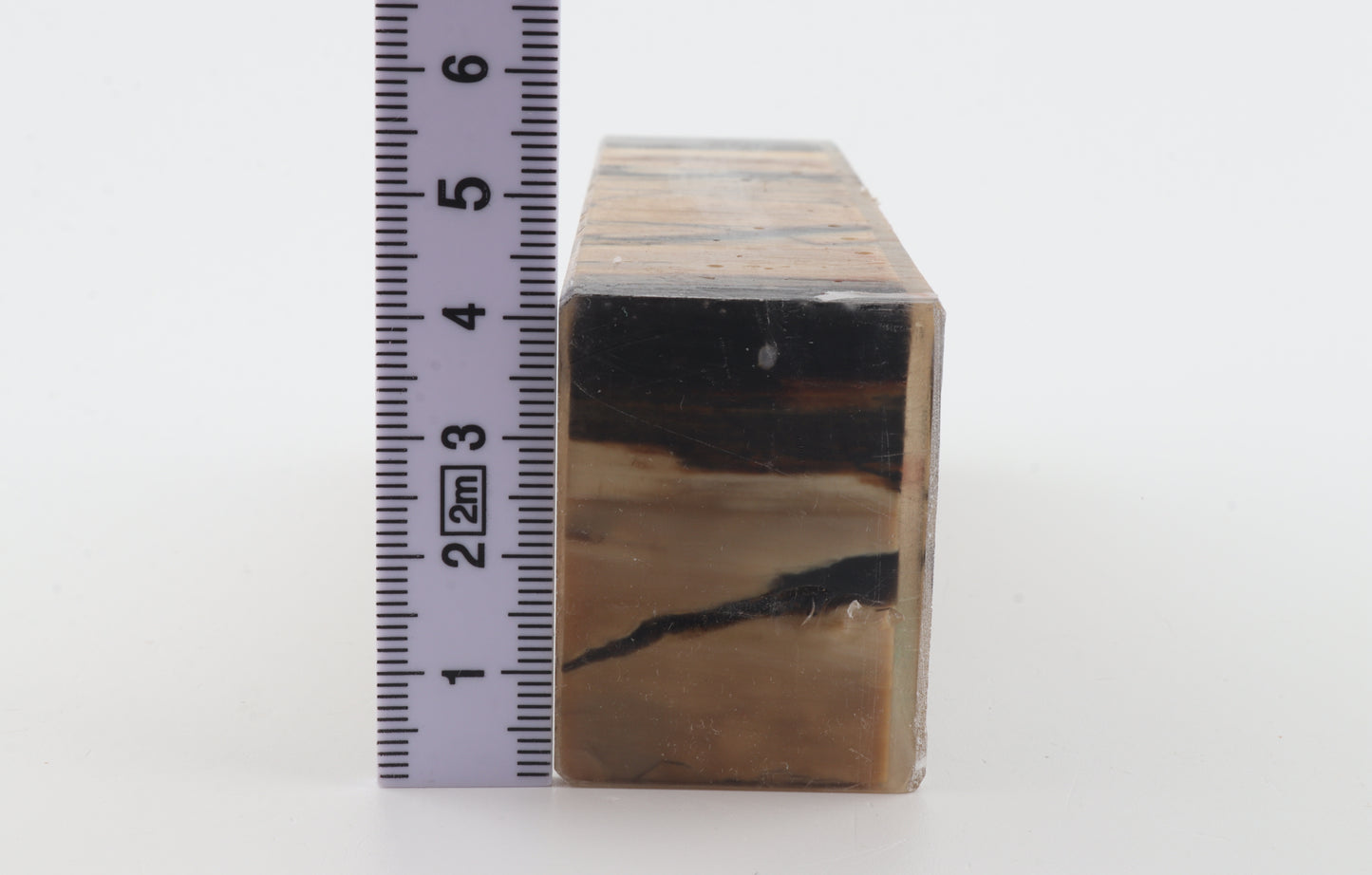 Stabilized mammoth ivory block
