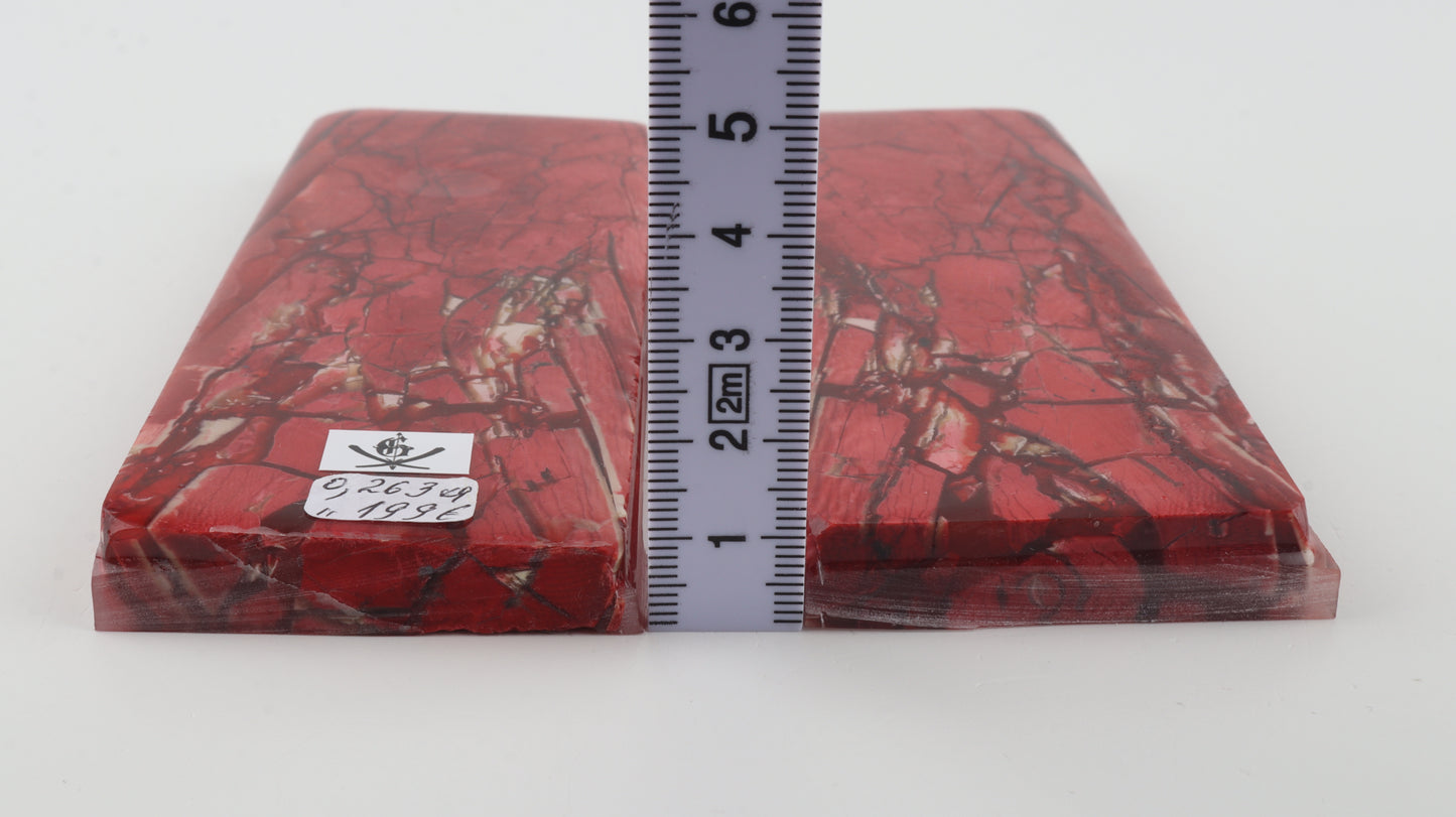 Stabilised mammoth ivory scales