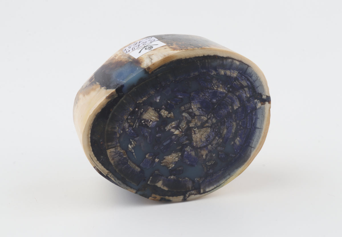 Stabilised mammoth ivory block