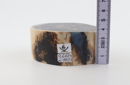 Stabilised mammoth ivory block