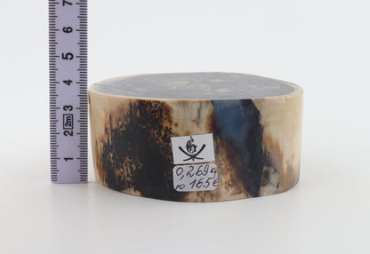 Stabilised mammoth ivory block