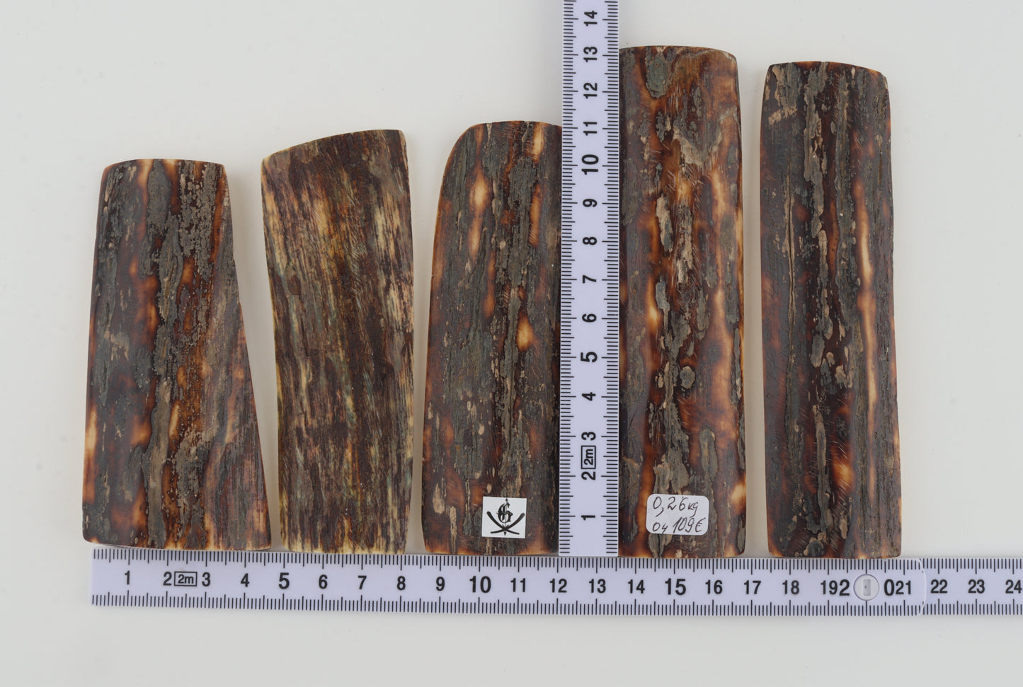 Natural mammoth bark pieces