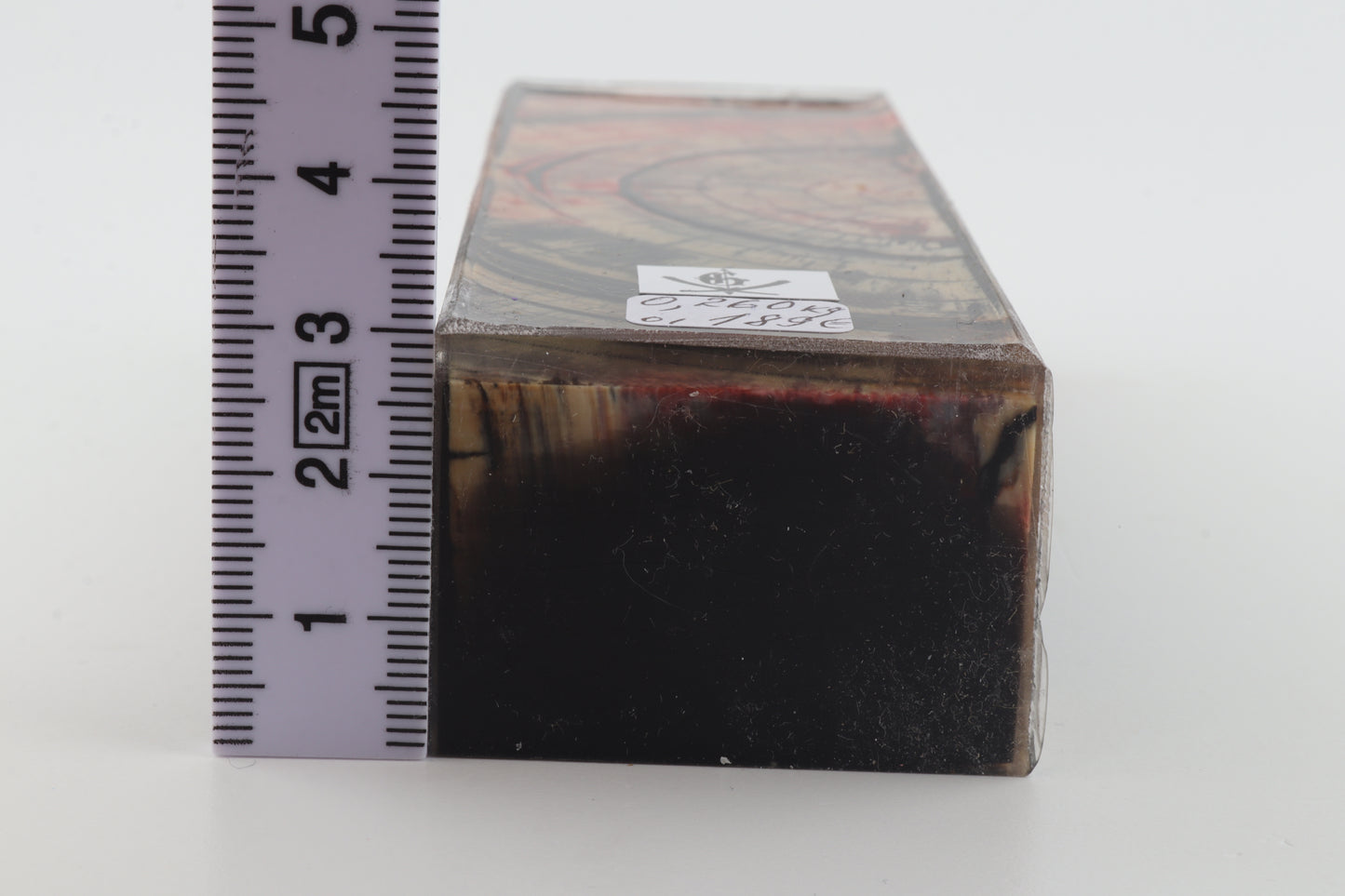 Stabilized mammoth ivory block