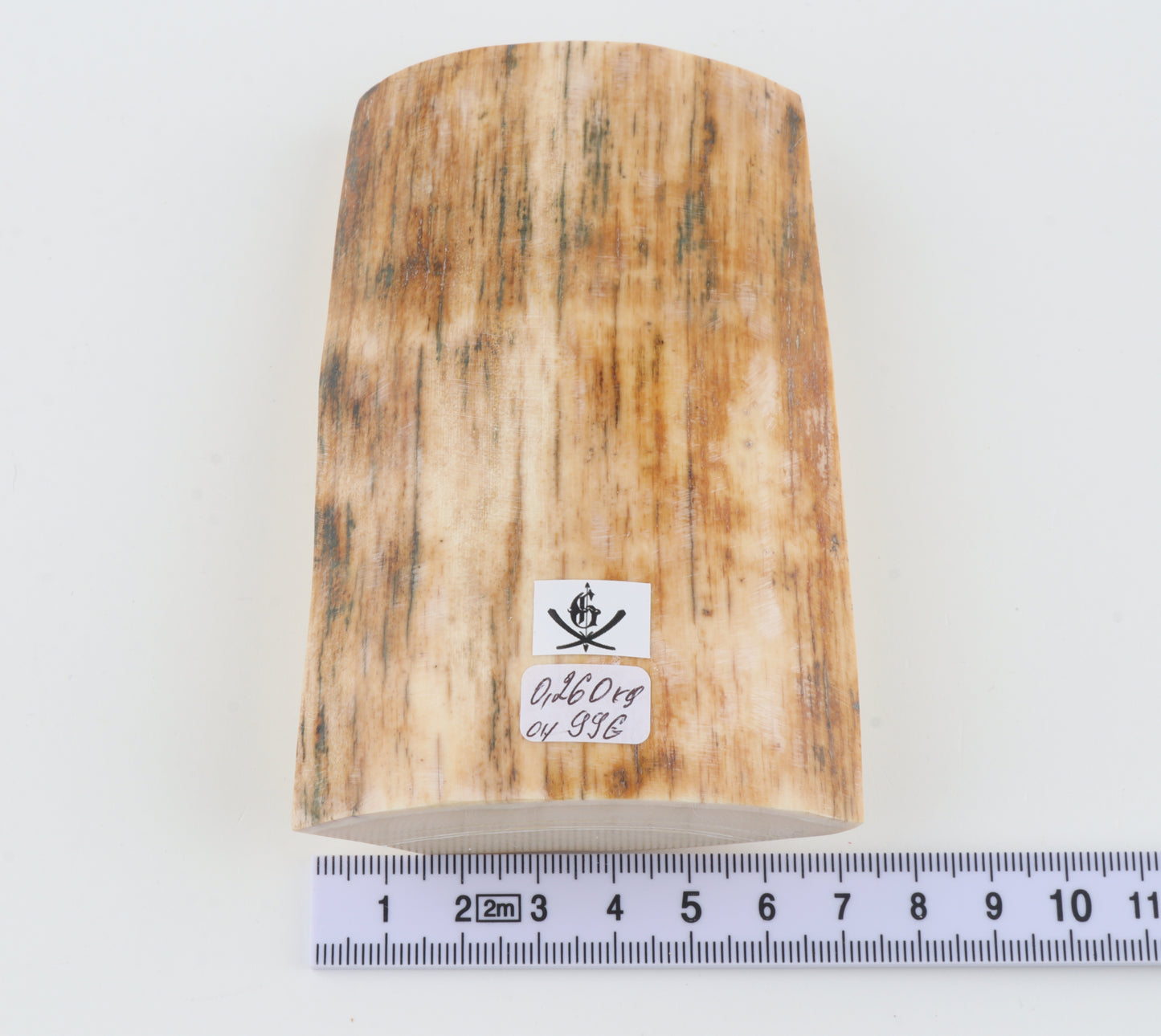 Natural mammoth ivory piece