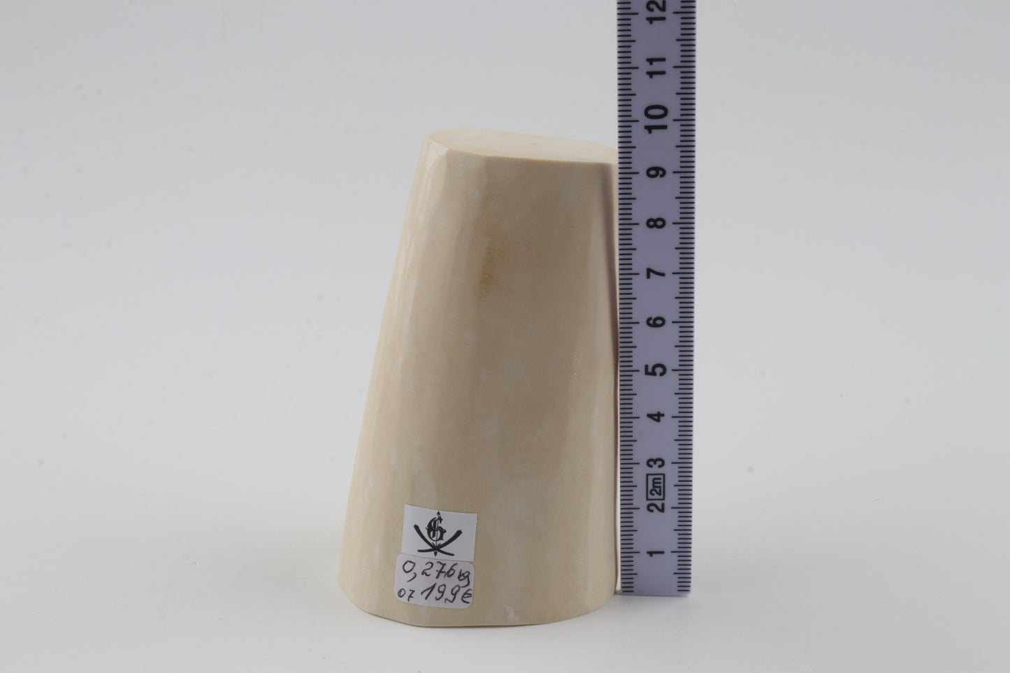 White mammoth tusk piece