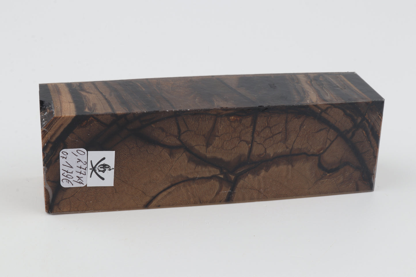 Stabilised mammoth ivory block