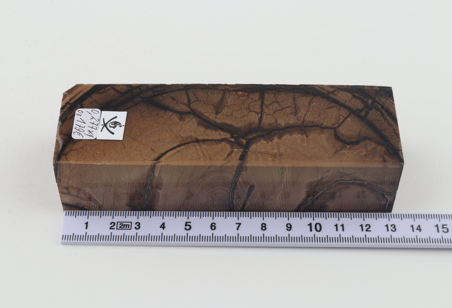 Stabilised mammoth ivory block