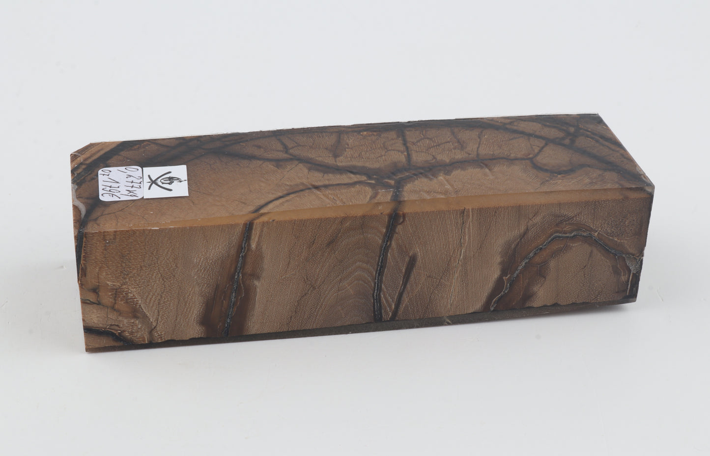 Stabilised mammoth ivory block