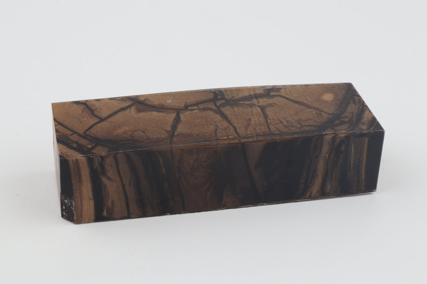 Stabilised mammoth ivory block