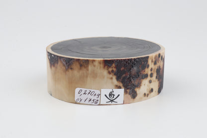 Stabilised mammoth ivory block