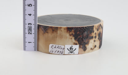 Stabilised mammoth ivory block