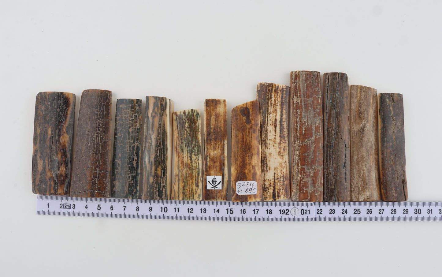 Natural mammoth bark pieces