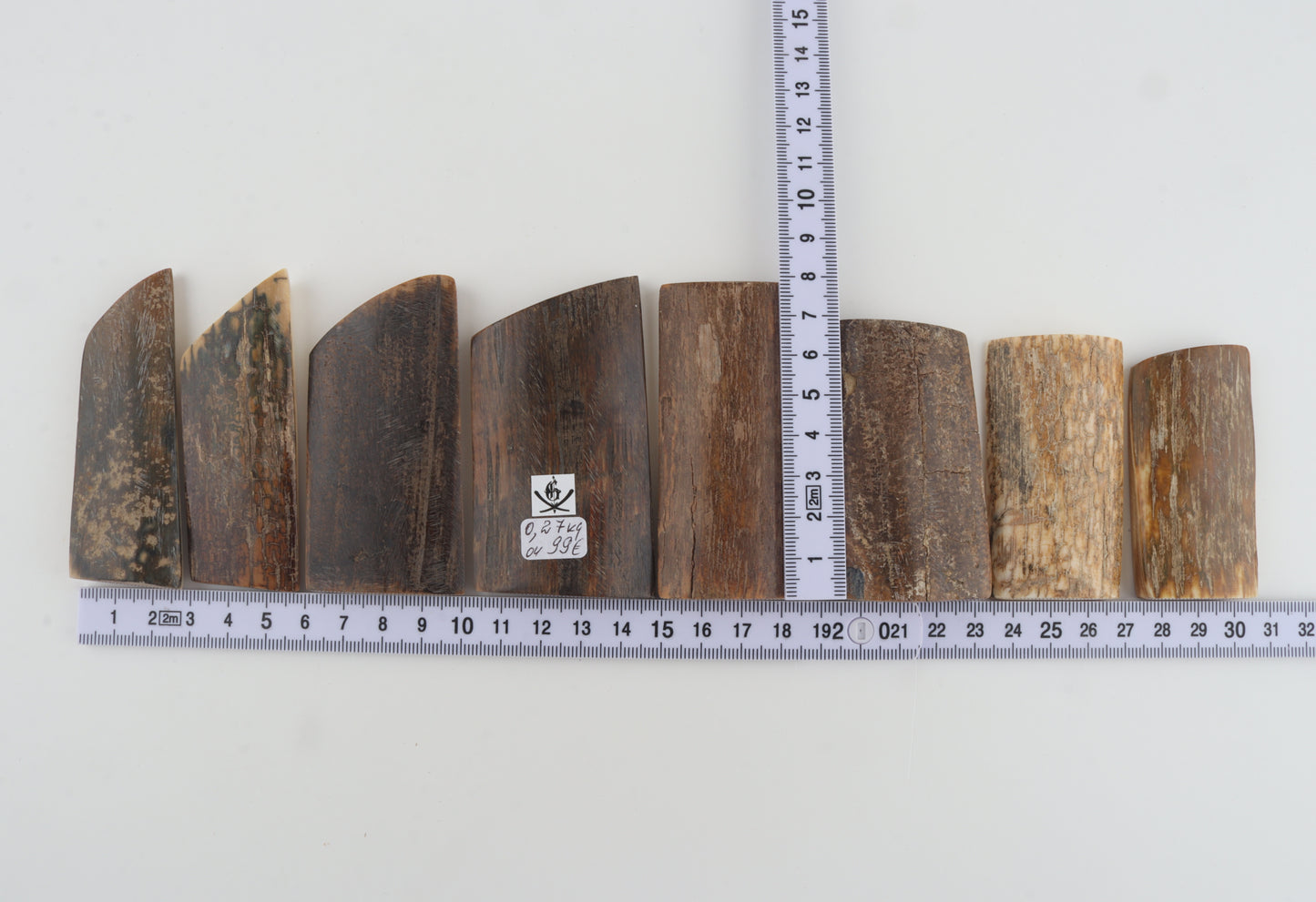 Natural mammoth bark pieces