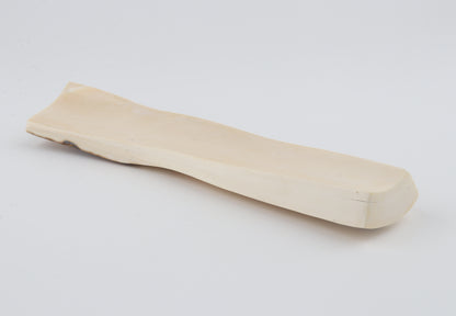 White-brown mammoth ivory piece