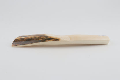 White-brown mammoth ivory piece