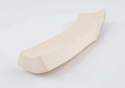 White-brown mammoth ivory piece