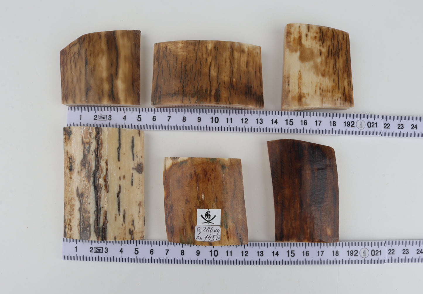 Natural mammoth bark pieces