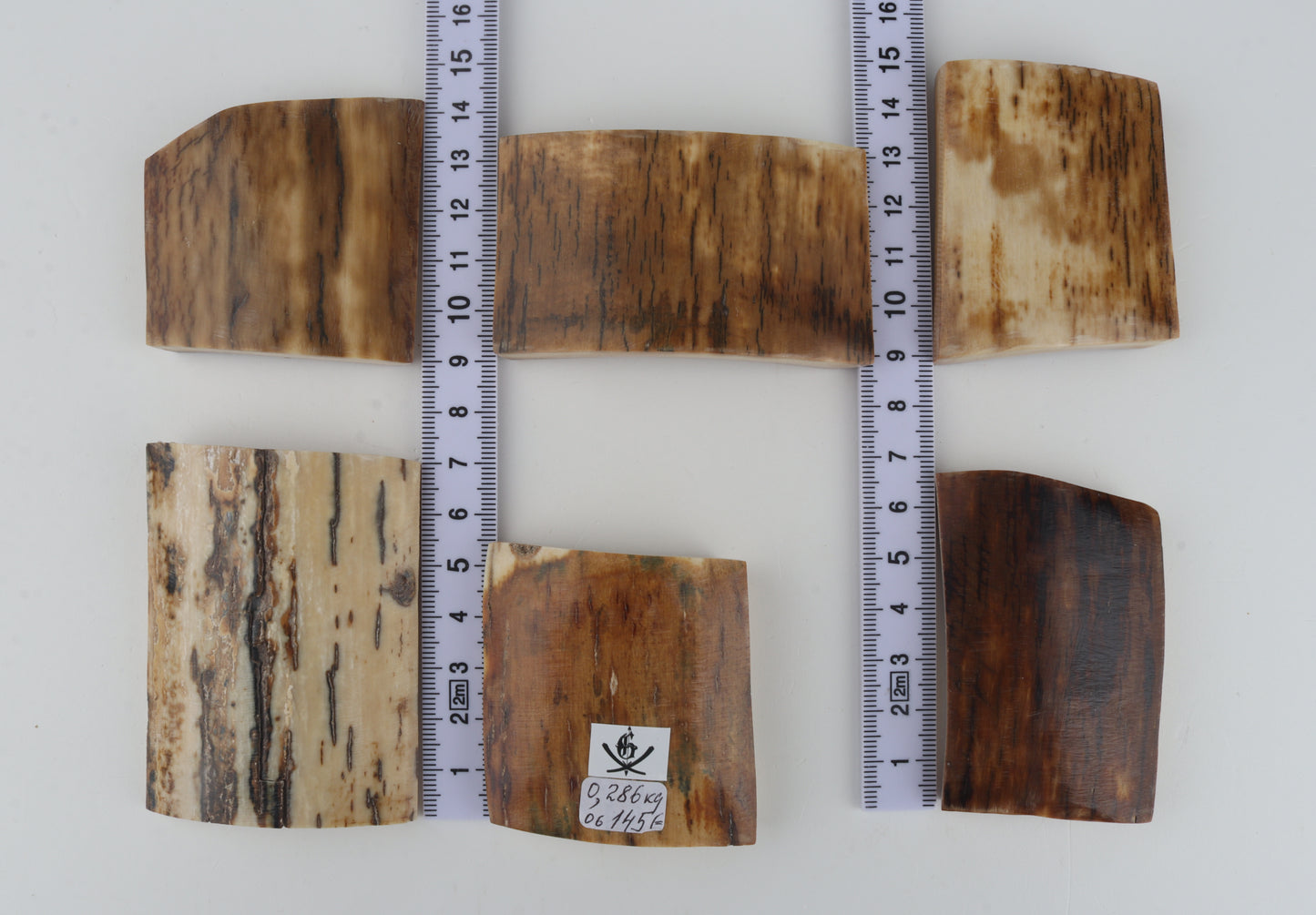 Natural mammoth bark pieces