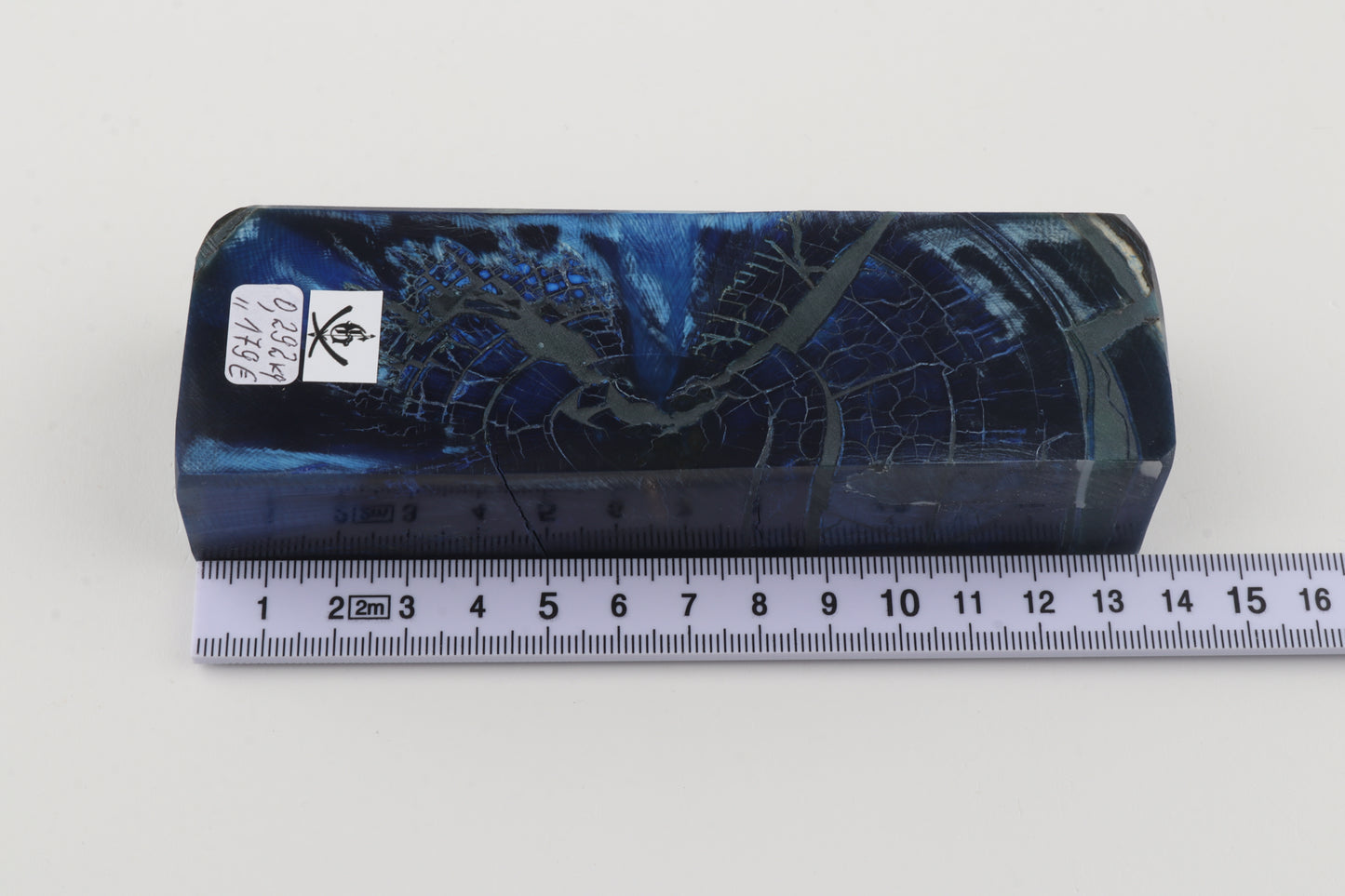 Stabilized mammoth ivory block