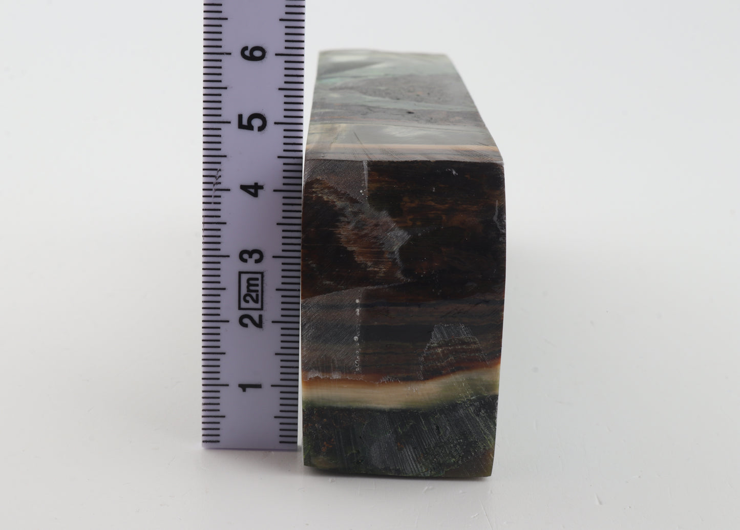 Stabilised mammoth ivory block