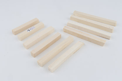 White mammoth ivory segments
