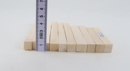 White mammoth ivory segments