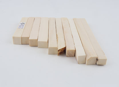 White mammoth ivory segments