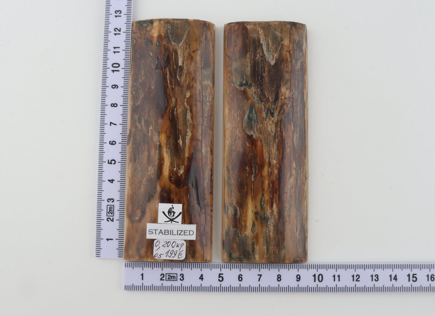 Stabilised mammoth bark scales
