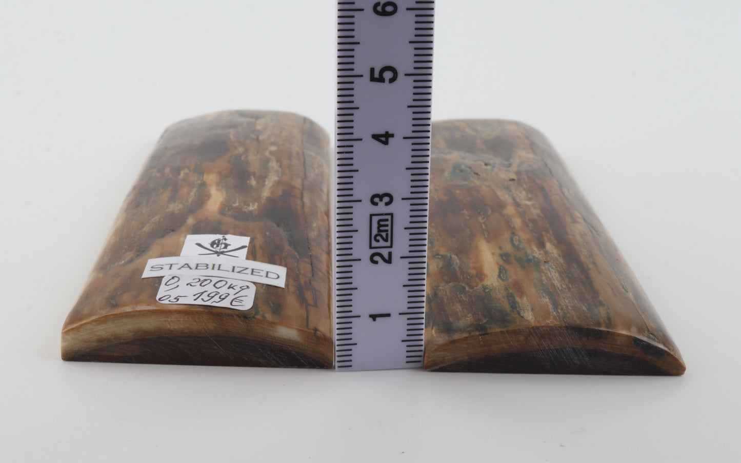 Stabilised mammoth bark scales