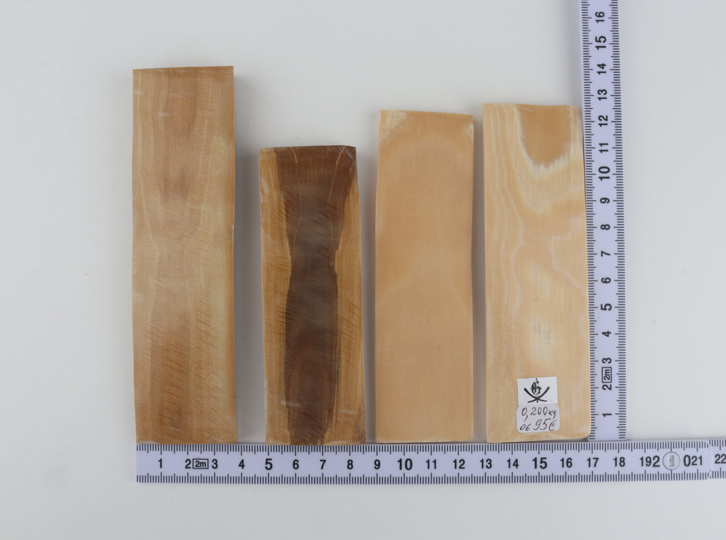 Natural mammoth ivory pieces