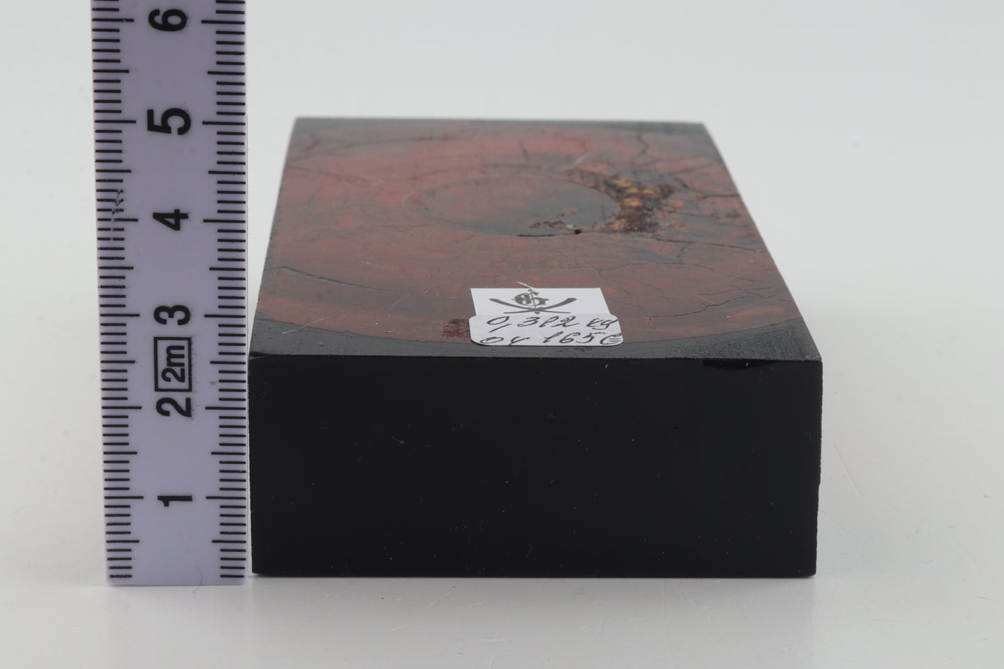 Stabilised mammoth ivory block