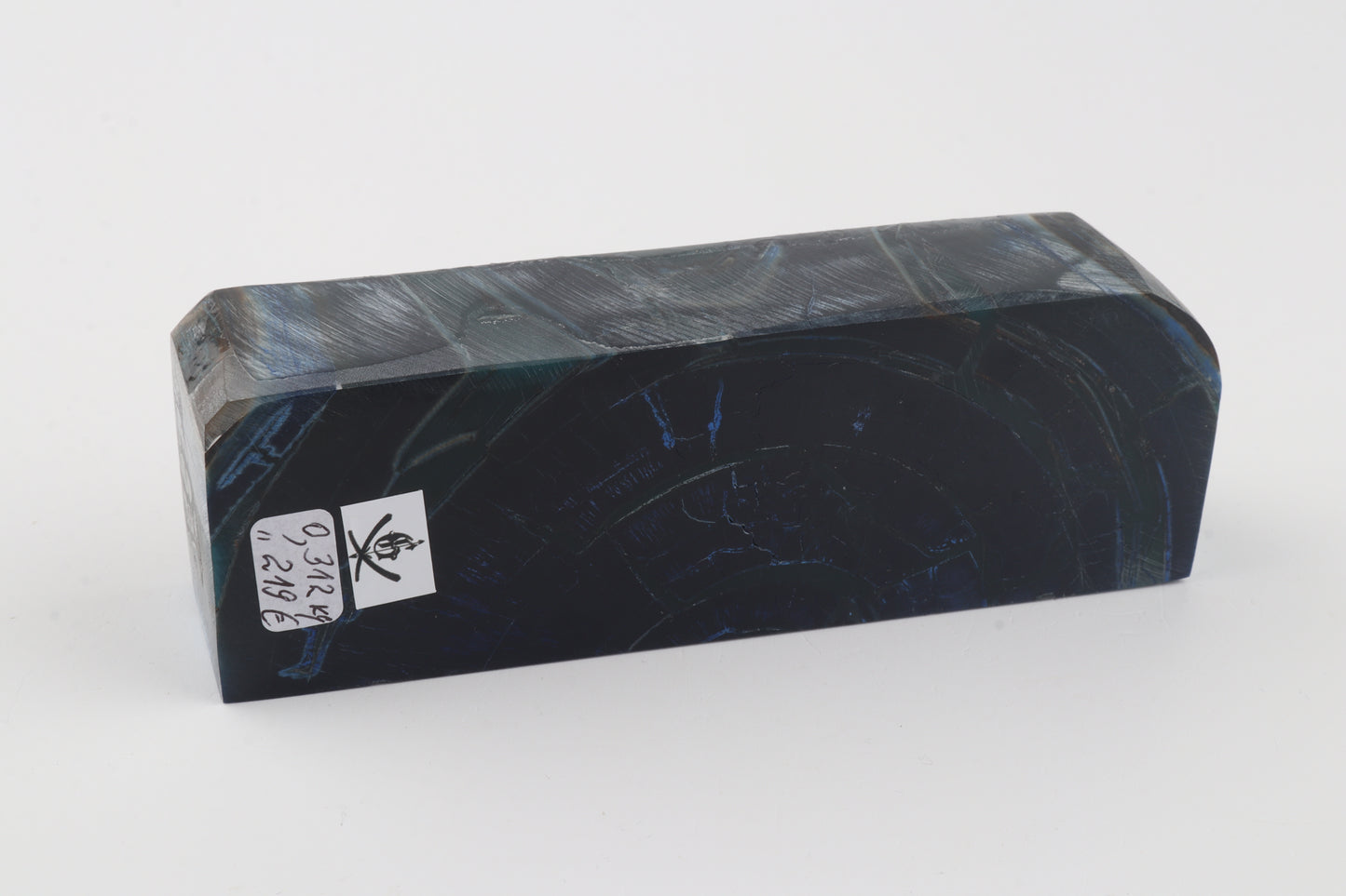 Stabilized mammoth ivory block